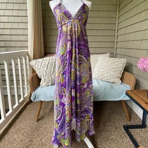 Handkerchief-Type Halter Sundress